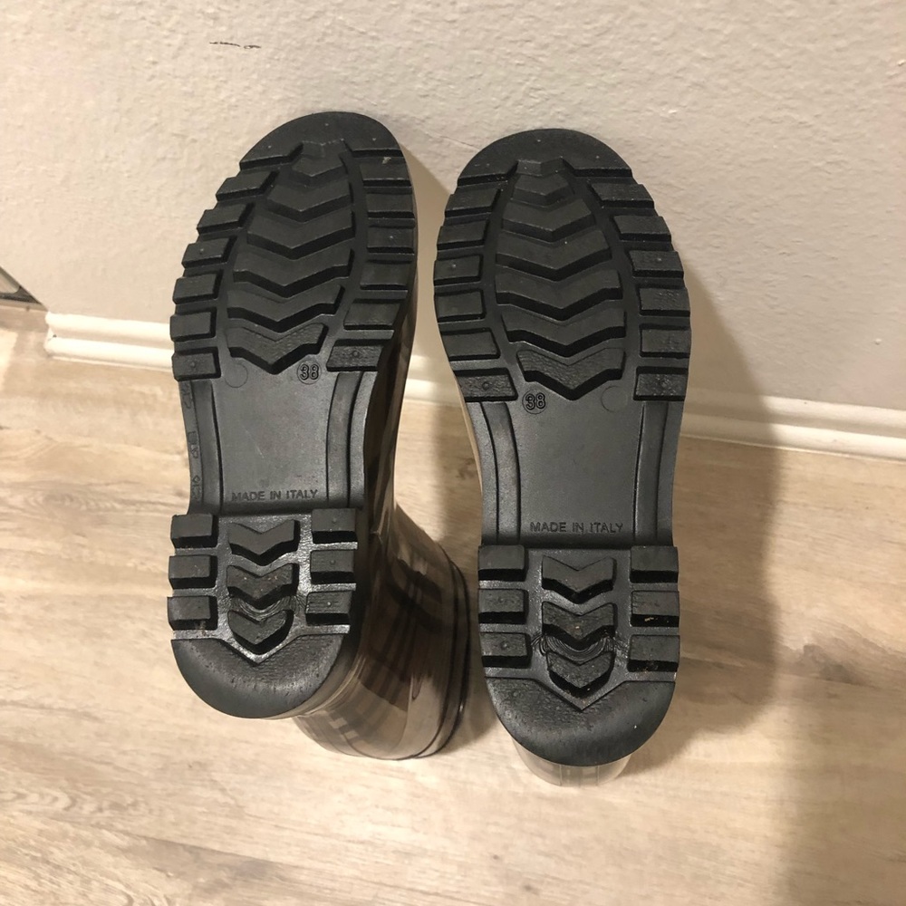 Burberry rain boots